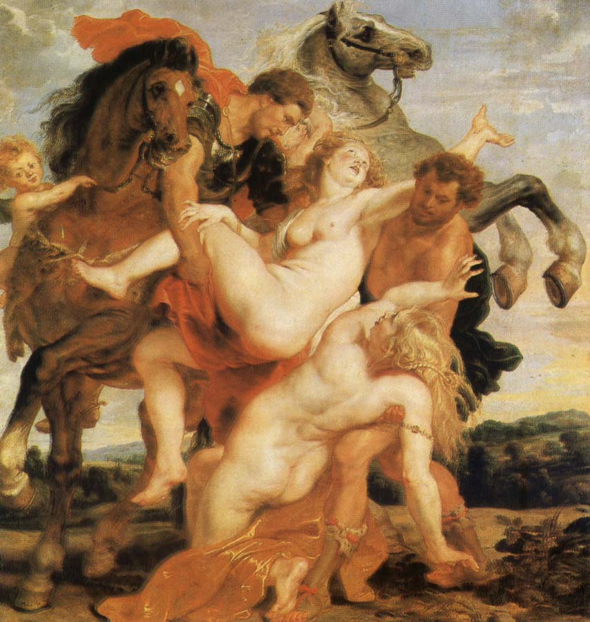 Peter Paul Rubens The robbery of the daughters of Leucippus